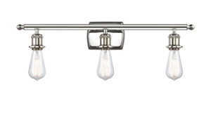 Bare Bulb - 3 Light - 26 inch - Polished Nickel - Bath Vanity Light (516-3W-PN)