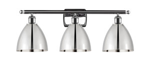 Bristol - 3 Light - 28 inch - Polished Chrome - Bath Vanity Light (516-3W-PC-MBD-75-PC)