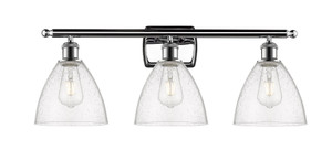 Bristol - 3 Light - 28 inch - Polished Chrome - Bath Vanity Light (516-3W-PC-GBD-754-LED)