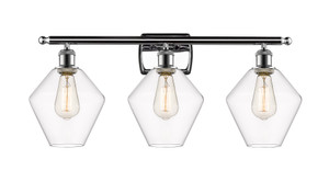 Cindyrella - 3 Light - 28 inch - Polished Chrome - Bath Vanity Light (516-3W-PC-G652-8)
