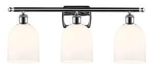 Bella - 3 Light - 26 inch - Polished Chrome - Bath Vanity Light (516-3W-PC-G558-6GWH)