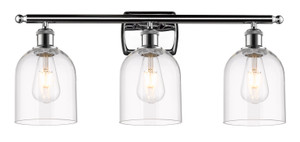 Bella - 3 Light - 26 inch - Polished Chrome - Bath Vanity Light (516-3W-PC-G558-6CL)