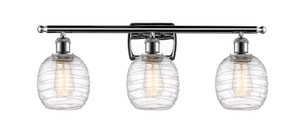 Belfast - 3 Light - 26 inch - Polished Chrome - Bath Vanity Light (516-3W-PC-G1013-LED)
