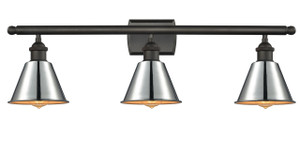 Smithfield - 3 Light - 27 inch - Oil Rubbed Bronze - Bath Vanity Light (516-3W-OB-M8-PC)