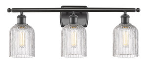 Bridal Veil - 3 Light - 25 inch - Oil Rubbed Bronze - Bath Vanity Light (516-3W-OB-G559-5CL)