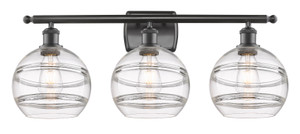Rochester - 3 Light - 28 inch - Oil Rubbed Bronze - Bath Vanity Light (516-3W-OB-G556-8CL)
