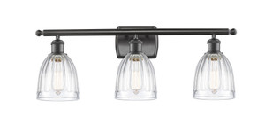 Brookfield - 3 Light - 26 inch - Oil Rubbed Bronze - Bath Vanity Light (516-3W-OB-G442)