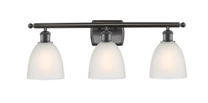 Castile - 3 Light - 26 inch - Oil Rubbed Bronze - Bath Vanity Light (516-3W-OB-G381-LED)