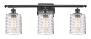 Cobbleskill - 3 Light - 25 inch - Oil Rubbed Bronze - Bath Vanity Light (516-3W-OB-G112C-5CL)