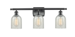Caledonia - 3 Light - 25 inch - Matte Black - Bath Vanity Light (516-3W-BK-G2511-LED)
