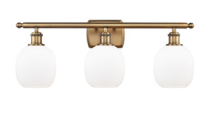 Belfast - 3 Light - 26 inch - Brushed Brass - Bath Vanity Light (516-3W-BB-G101)