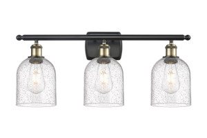 Bella - 3 Light - 26 inch - Black Antique Brass - Bath Vanity Light (516-3W-BAB-G558-6SDY)