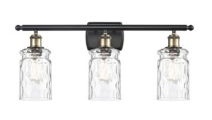 Candor - 3 Light - 25 inch - Black Antique Brass - Bath Vanity Light (516-3W-BAB-G352)