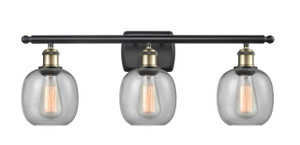 Belfast - 3 Light - 26 inch - Black Antique Brass - Bath Vanity Light (516-3W-BAB-G104)