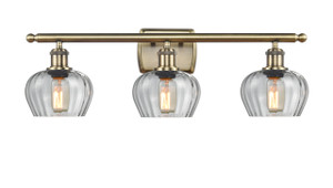 Fenton - 3 Light - 27 inch - Antique Brass - Bath Vanity Light (516-3W-AB-G92)