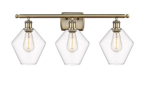 Cindyrella - 3 Light - 28 inch - Antique Brass - Bath Vanity Light (516-3W-AB-G652-8)