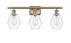 Cindyrella - 3 Light - 26 inch - Antique Brass - Bath Vanity Light (516-3W-AB-G652-6)