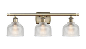 Dayton - 3 Light - 26 inch - Antique Brass - Bath Vanity Light (516-3W-AB-G412)