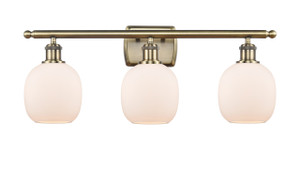 Belfast - 3 Light - 26 inch - Antique Brass - Bath Vanity Light (516-3W-AB-G101-LED)