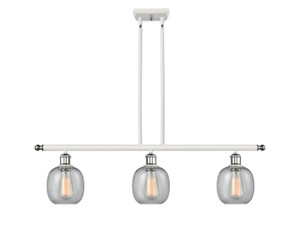 Belfast - 3 Light - 36 inch - White Polished Chrome - Cord hung - Island Light (516-3I-WPC-G104)