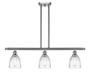 Brookfield - 3 Light - 36 inch - Brushed Satin Nickel - Cord hung - Island Light (516-3I-SN-G442-LED)