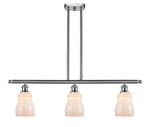 Ellery - 3 Light - 36 inch - Brushed Satin Nickel - Cord hung - Island Light (516-3I-SN-G391-LED)