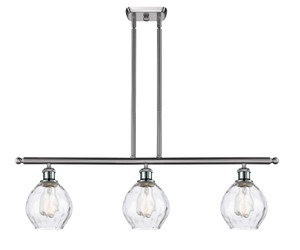 Waverly - 3 Light - 36 inch - Brushed Satin Nickel - Cord hung - Island Light (516-3I-SN-G362)