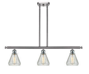 Conesus - 3 Light - 36 inch - Brushed Satin Nickel - Cord hung - Island Light (516-3I-SN-G275)