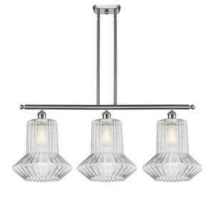 Springwater - 3 Light - 39 inch - Brushed Satin Nickel - Cord hung - Island Light (516-3I-SN-G212)