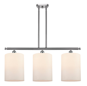 Cobbleskill - 3 Light - 36 inch - Brushed Satin Nickel - Cord hung - Island Light (516-3I-SN-G111-L)