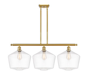 Cindyrella - 3 Light - 39 inch - Satin Gold - Cord hung - Island Light (516-3I-SG-G652-12)