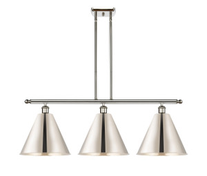 Berkshire - 3 Light - 39 inch - Polished Nickel - Cord hung - Island Light (516-3I-PN-MBC-12-PN)