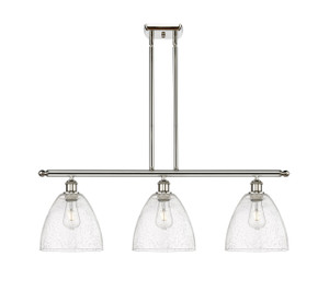 Bristol - 3 Light - 36 inch - Polished Nickel - Cord hung - Island Light (516-3I-PN-GBD-94-LED)