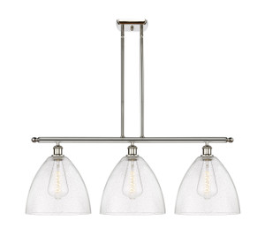 Bristol - 3 Light - 39 inch - Polished Nickel - Cord hung - Island Light (516-3I-PN-GBD-124-LED)