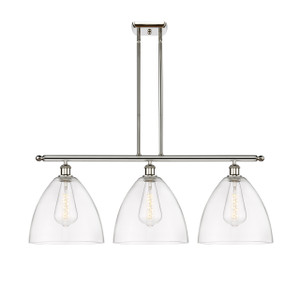 Bristol - 3 Light - 39 inch - Polished Nickel - Cord hung - Island Light (516-3I-PN-GBD-122-LED)