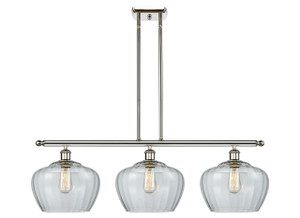 Fenton - 3 Light - 38 inch - Polished Nickel - Cord hung - Island Light (516-3I-PN-G92-L)