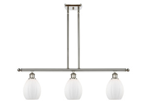 Eaton - 3 Light - 36 inch - Polished Nickel - Cord hung - Island Light (516-3I-PN-G81)
