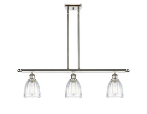 Brookfield - 3 Light - 36 inch - Polished Nickel - Cord hung - Island Light (516-3I-PN-G442)