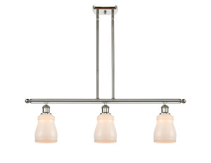 Ellery - 3 Light - 36 inch - Polished Nickel - Cord hung - Island Light (516-3I-PN-G391)