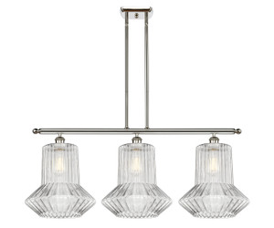 Springwater - 3 Light - 39 inch - Polished Nickel - Cord hung - Island Light (516-3I-PN-G212-LED)