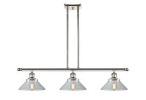 Orwell - 3 Light - 36 inch - Polished Nickel - Cord hung - Island Light (516-3I-PN-G132)