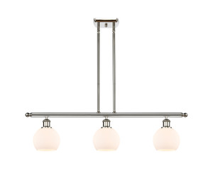Athens - 3 Light - 36 inch - Polished Nickel - Cord hung - Island Light (516-3I-PN-G121-6-LED)