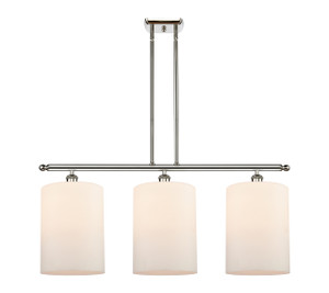 Cobbleskill - 3 Light - 36 inch - Polished Nickel - Cord hung - Island Light (516-3I-PN-G111-L)