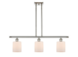 Cobbleskill - 3 Light - 36 inch - Polished Nickel - Cord hung - Island Light (516-3I-PN-G111-LED)