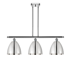 Bristol - 3 Light - 36 inch - Polished Chrome - Cord hung - Island Light (516-3I-PC-MBD-9-PC)