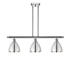 Bristol - 3 Light - 36 inch - Polished Chrome - Cord hung - Island Light (516-3I-PC-MBD-75-PC)