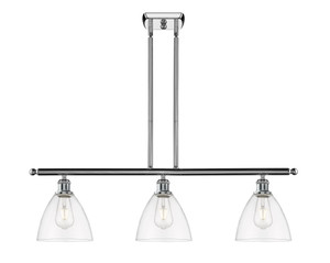 Bristol - 3 Light - 36 inch - Polished Chrome - Cord hung - Island Light (516-3I-PC-GBD-752)