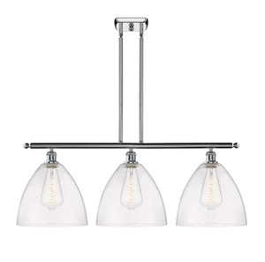 Bristol - 3 Light - 39 inch - Polished Chrome - Cord hung - Island Light (516-3I-PC-GBD-124-LED)