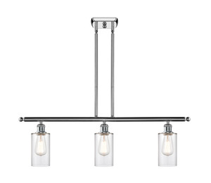 Clymer - 3 Light - 36 inch - Polished Chrome - Cord hung - Island Light (516-3I-PC-G802)