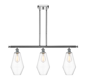 Cindyrella - 3 Light - 36 inch - Polished Chrome - Cord hung - Island Light (516-3I-PC-G652-7)